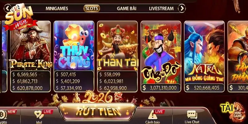 Sunwin | Cổng Game Online Hàng Đầu Thị Trường Việt Nam 2 Sảnh slot game sở hữu số lượng người tham gia đông đảo nhờ vào các chủ đề thú vị